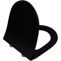 Unitazo sėdynė su dangčiu, soft close Vitra Sento, 120-083-009, juoda matinė