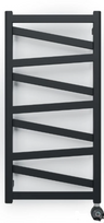 Elektrinis rankšluosčių džiovintuvas Terma Vipera, 990x500, Metallic black, kaitinimo elementas dešinėje