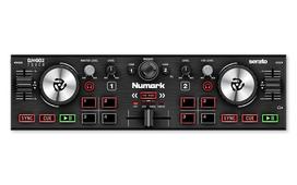 DJ valdiklis Numark DJ2GO2 Touch, su talpiniais jutikliniais bėgimo ratukais