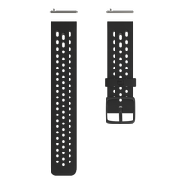 Laikrodžio dirželis Polar Vantage M2 Silicone Strap Black/Grey 22 mm, Size S-L, 910110566