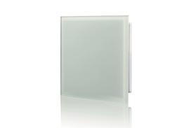 Ventiliatorius Vlano EOS 125 H WH, su baltu stiklu ir drėgmės jutikliu, ⌀125 mm