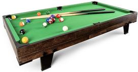 Pulo stalas Bilaro Pool Break (120x60cm) žalias audinys su komplektacija