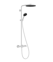 Termostatinė dušo sistema Hansgrohe Pulsify S Puro  Showerpipe 260 1jet, 24236700, balta matinė