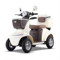 Elektrinis keturratis motoroleris EMOTO Lunar QS 1000W, 20AH, Lead Acid EEC, balta