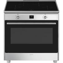 Indukcinė viryklė su elektrine orkaite Smeg CG90CIXT