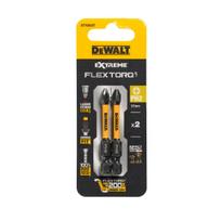 Sukimo antgaliukai FLEXTORQ PH2, 57 mm, DeWALT, 2 vnt.