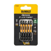 Sukimo antgaliukai FLEXTORQ T15 57 mm, DeWALT, 5 vnt.