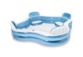 Pripučiamas baseinas Intex Swim Center™ Family Lounge 56475NP, su kėdutėmis, 229 x 66 cm, 882 l