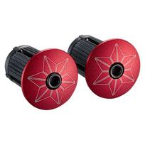 SUPACAZ Super Sticky Kush - Galaxy - Red Stars + Red Plugs vairo juosta su kištukais