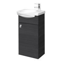 Apatinė pakabinama vonios spintelė Riva SA 40-11 Woodflow Ash