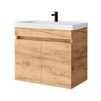 Vonios spintelė su praustuvu Riva SA63-10E, Gold Craft Oak