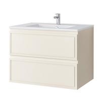 Vonios spintelė su praustuvu Riva SA 70RV-2, Beige Matinė
