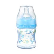 BabyOno dieglių nesukeliantis plataus kaklelio buteliukas 120 ml nuo 0 mėn mėlynas 402/03
