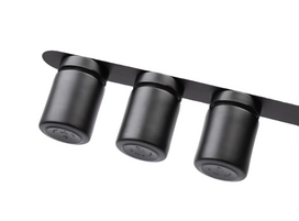 Magnetiniai indeliai Silwy ALL BLACK, FM-192-BBB-SM, 192 ml, su juostele