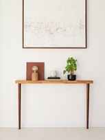 Ąžuolinis konsolinis staliukas Bold Frame BRUNVED, natūralus ąžuolas, 100 cm