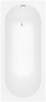 Vonia  Villeroy&Boch Oberon, UBQ170OBE2V-RW, 1700 x 750 mm, stačiakampė, balta Alpin