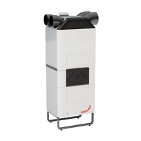 Zehnder temperatūros reguliavimo prietaiso ComfoClime 36 ir ENTALPINIO rekuperatoriaus ComfoAir Q 600 ERV ST KOMPLEKTAS su LAN moduliu ir šildymo tenu ir priedais