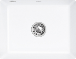 Po stalviršiu montuojama plautuvė Villeroy & Boch Subway 60 SU, CeramicPlus danga, 331001RW, balta matinė