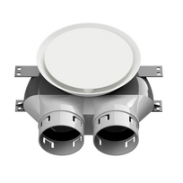 Difuzorius įtempiamoms luboms DRS 2x75