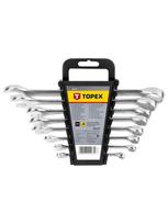 TOPEX Kombinuoti Raktai, 8 vnt. Rinkinys (6-19 mm)