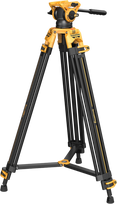 SmallRig 5523 Video Tripod with Heavy-Duty Fluid Head AD-01 (BumbleBee Edition）