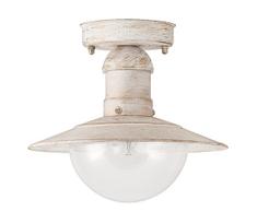 Brilagi - Lauko lubinis šviestuvas MOLDE 1xE27/60W IP44 balta/patina