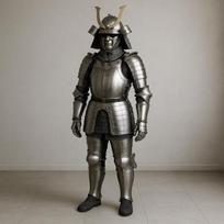 Samurajų Šarvų Kostiumas  Japonų Warrior Šarvai Samurajų Cosplay Apranga Viduramžių LARP Kovos Įranga Helovino Kostiumas Nešiojamas Samurajų Rinkinys black