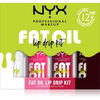 NYX Professional Makeup Fat Oil Lip Drip lūpų priemonių rinkinys 4x4.8 ml