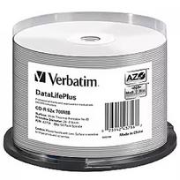 Verbatim Matricas CD-R Verbatim 700MB 1x-52x DataLifePlus No ID 50 Pack Spindle 43756V