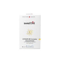 SwissOvit vitamino B kompleksas, 30 kapsulių