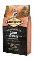 CARNILOVE Salmon&Turkey Puppy Large breed dry dog food - 4kg