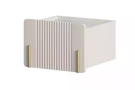 Wall Mounted Night Stand Malmi - Cashmere / Crema Bianca / Gold