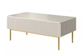 Coffee Table Nicole - Cashmere / Golden Legs