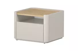 Night Stand Elivo - Cashmere / Oiled Oak