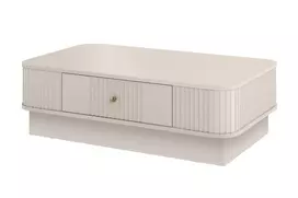 Coffee Table Vesper - Cashmere / Gold Handles