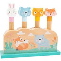 Small foot by Legler Game Small Foot Pop Up Animals veiklos žaislas 18m+ 1 vnt.