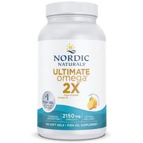 Nordic Naturals Ultimate Omega 2X, Citrinų skonio - 120 kapsulių