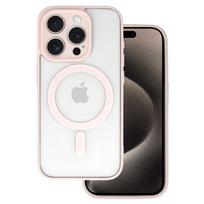 Acrylic Color Magsafe dėklas skirtas Apple iPhone 16 Pro light rožinės spalvos