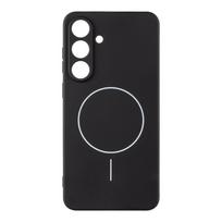 OBAL:ME MagNetix Matte TPU dėklas skirtas Samsung Galaxy S25 FE juodos spalvos