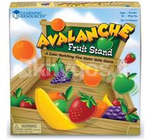 Smulkiosios motorikos ir spalvų pažinimo lavinimo žaidimas „Avalanche Fruit Stand“
