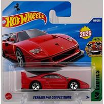 SKILĘS BLISTERIS!!!   Hot Wheels Mainline Modeliukas Ferrari F40 Competizione Red