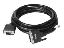 CABLE DVI-A TO VGA 3M/M/M CAC-1243 CLUB3D