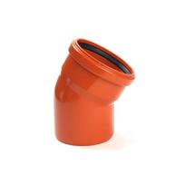 Lauko nuotėkų alkūnė WAVIN 200 x 30°