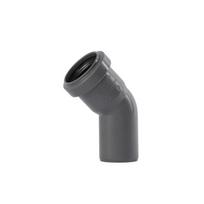 Vidaus nuotekų alkūnė WAVIN Optima 40 x 45°, pilka