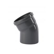 Vidaus nuotekų alkūnė WAVIN Optima 110 x 30°, pilka