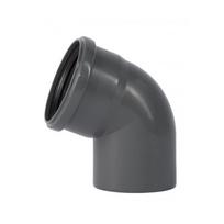 Vidaus nuotekų alkūnė WAVIN Optima 110 x 67°, pilka