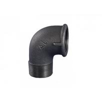 Alkūnė ketinė GRODITZER FITTINGS (A.L.) 4"" v/išor. - 90°, Juoda
