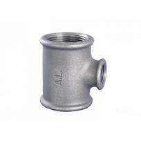 Trišakis redukuotas ketinis GRODITZER FITTINGS (A.L.) 1 1/4"" x 1/2"" x 1 1/4"", cinkuota