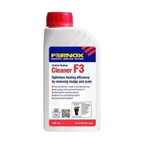 Ploviklis šildymo sistemoms FERNOX Cleaner F3 - 500 ml iki 130 ml tūrio sistemoms