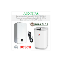 Akcijinis BOSCH 7000iW yra DRAŽICE šildymo įrangos komplektas, 7000iW14P + OKH125NTR/HV+ 7735502289